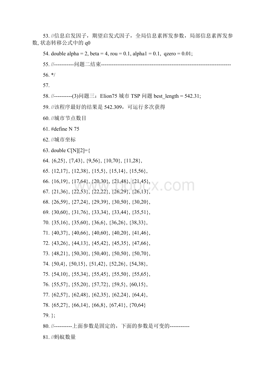 蚁群算法源代码1精编版Word下载.docx_第3页