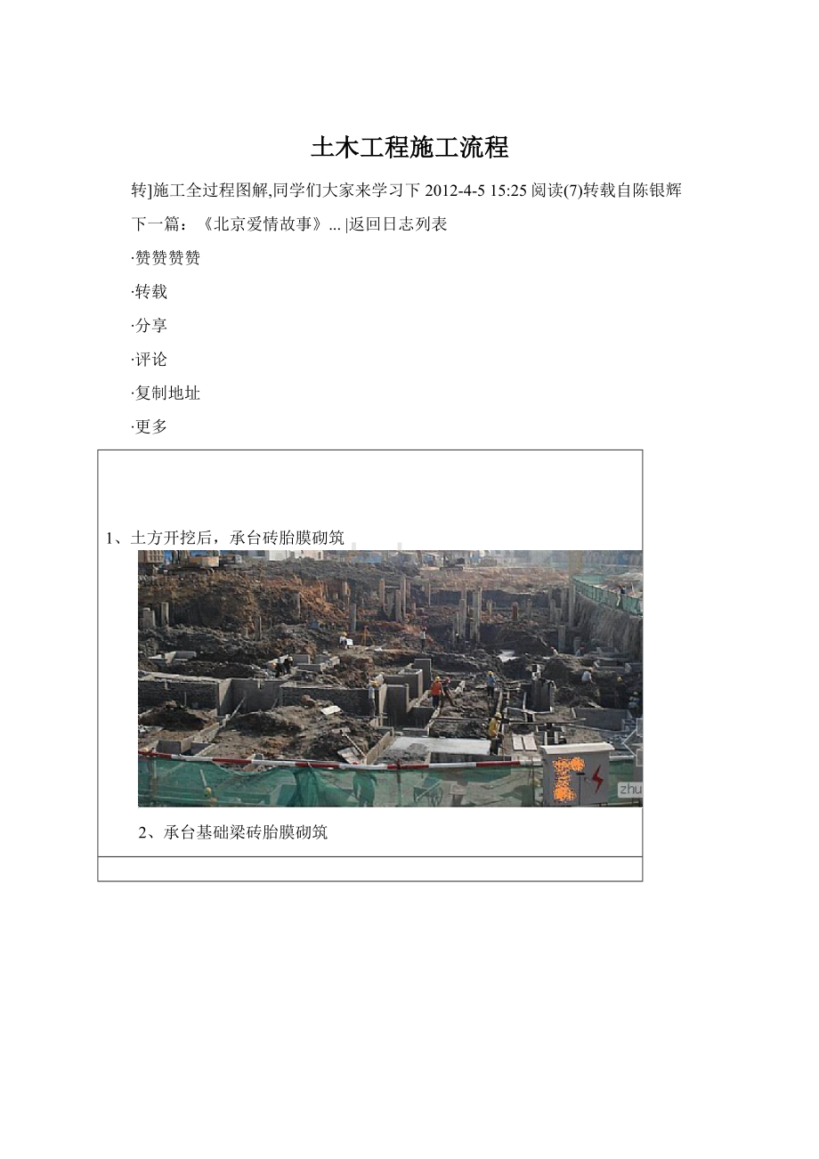 土木工程施工流程.docx_第1页