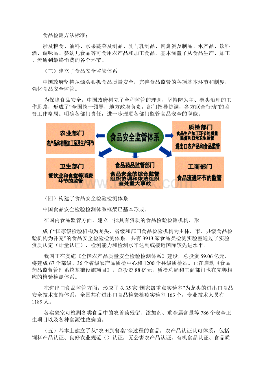 我国食品安全保障体系建设的状况和检测技术的现状及对概要.docx_第3页