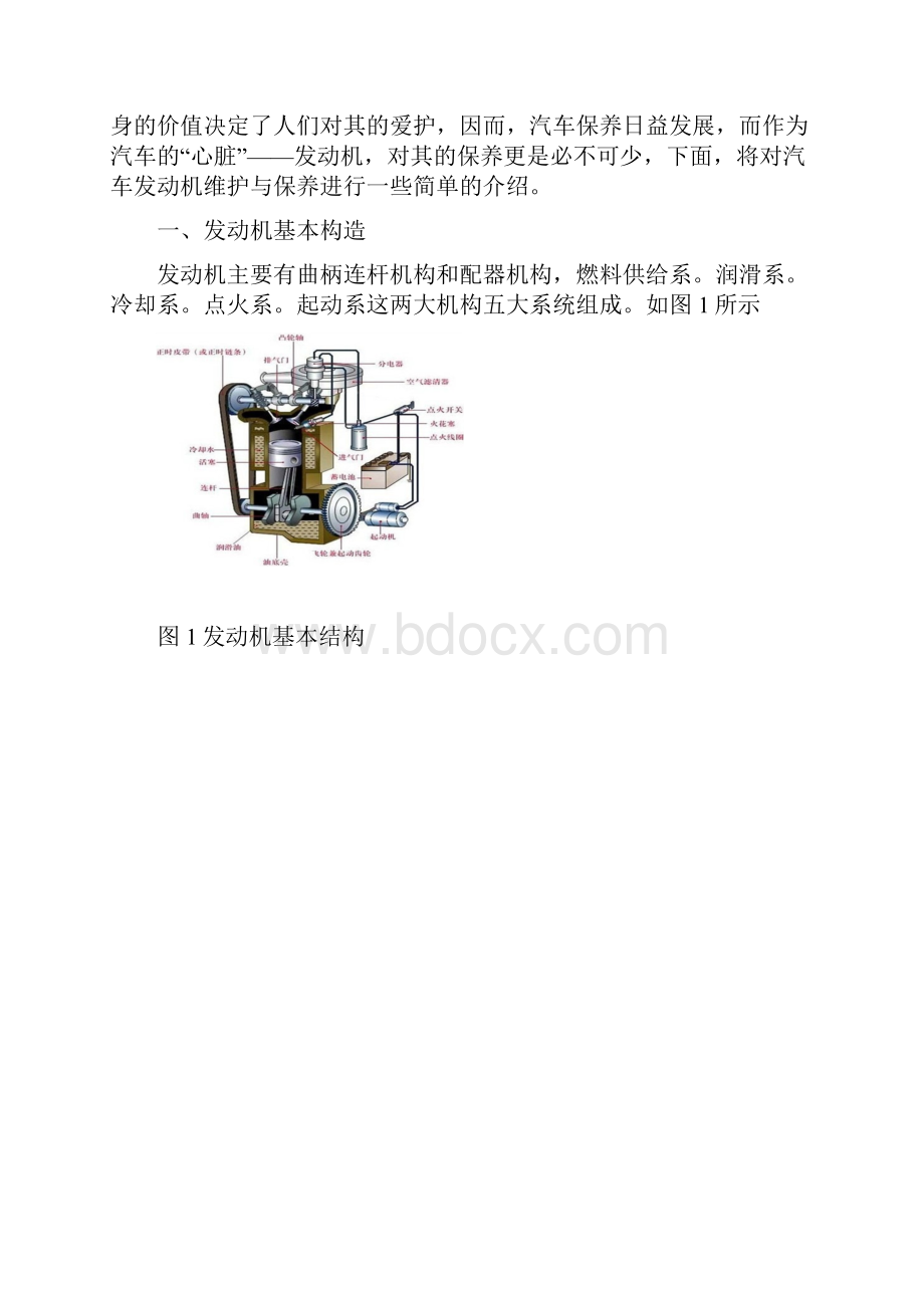 毕业论文汽车发动机的维护与保养.docx_第3页