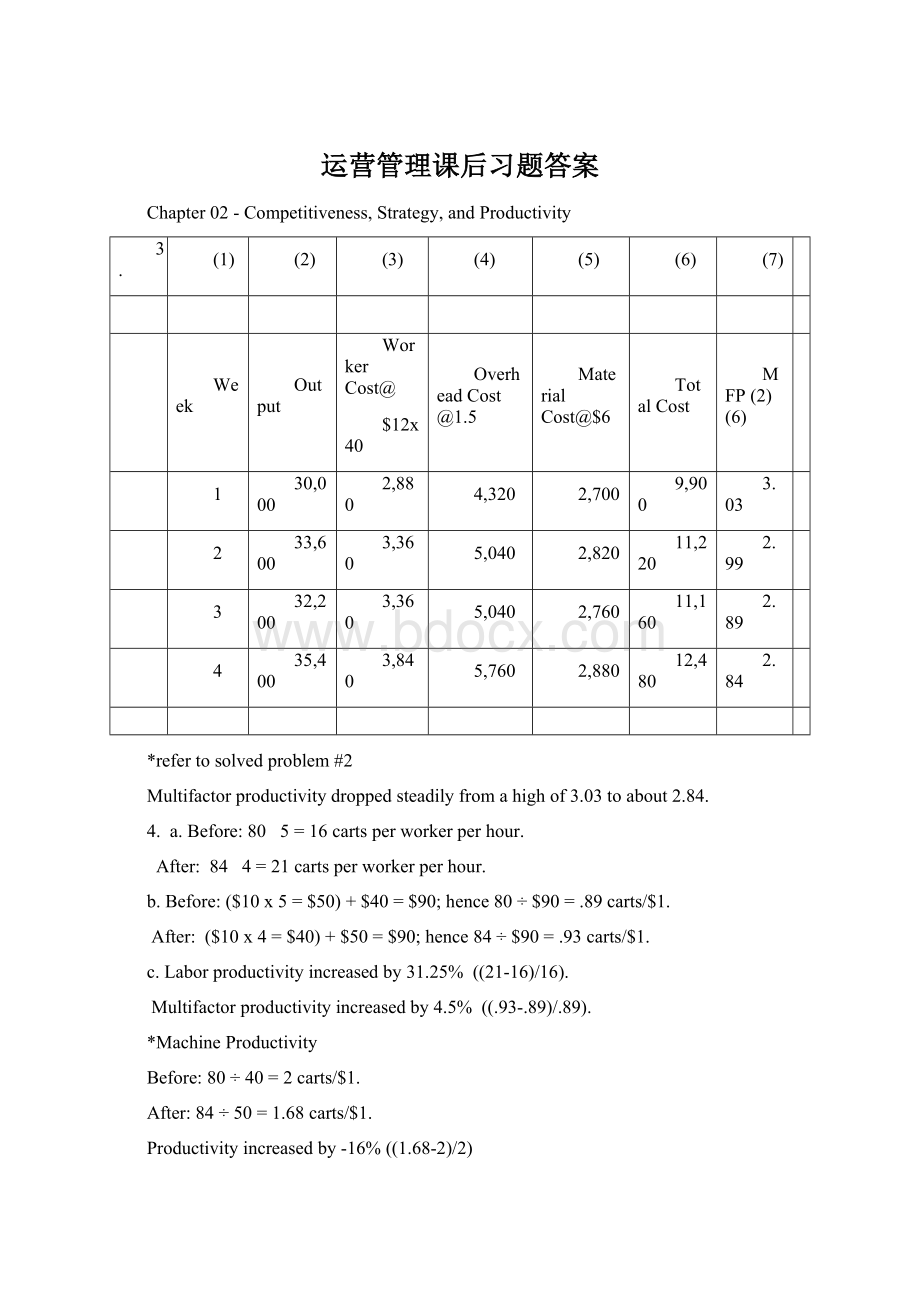 运营管理课后习题答案Word文档下载推荐.docx_第1页