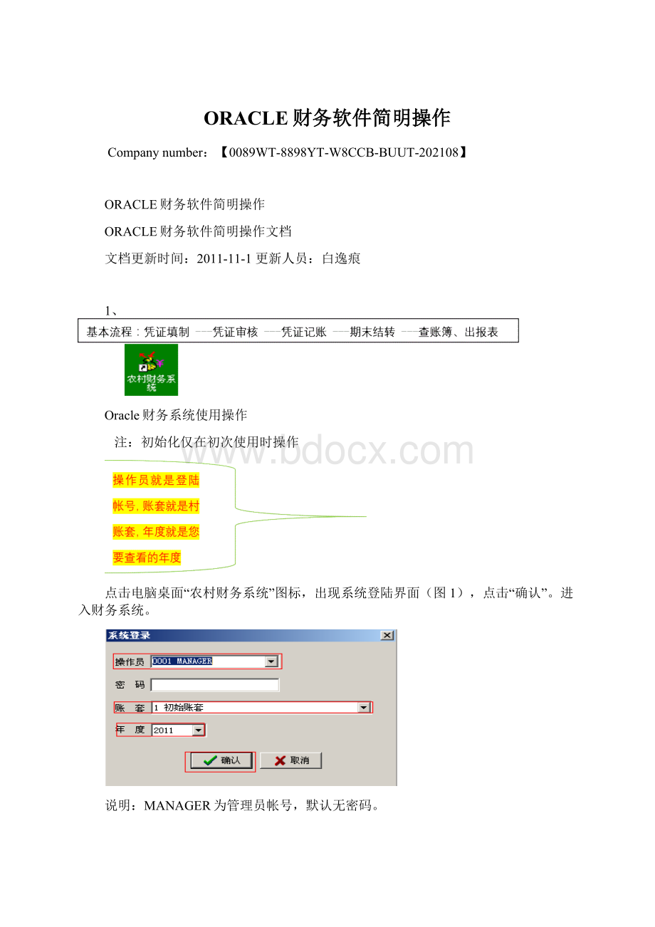 ORACLE财务软件简明操作Word文档格式.docx_第1页