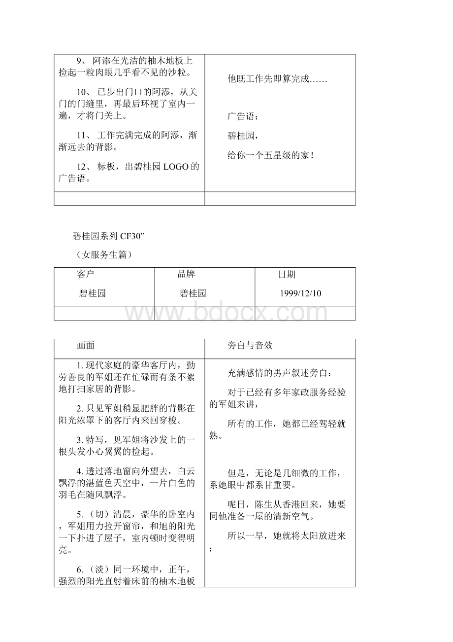 碧桂园系列电视广告脚本.docx_第2页