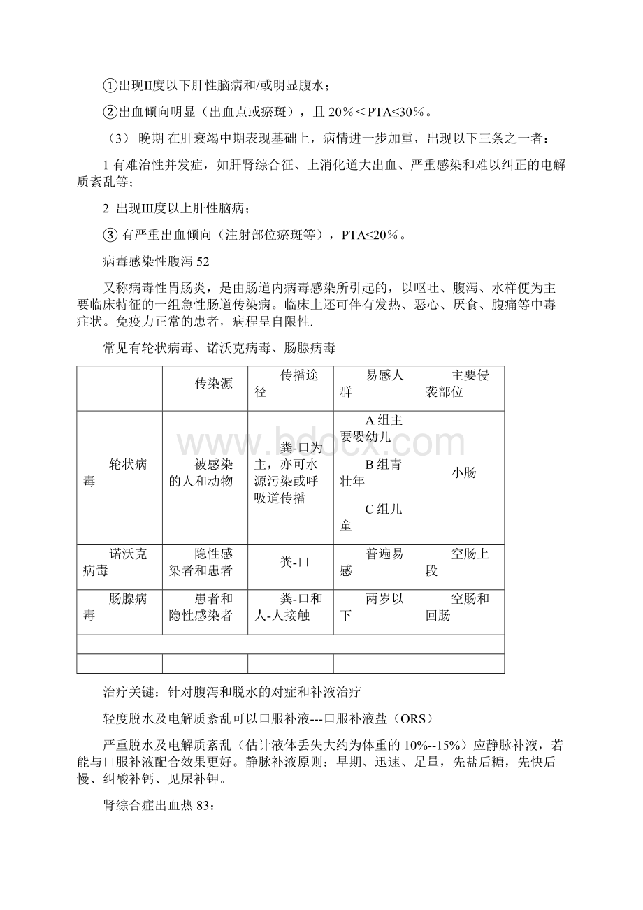 传染病整理3填空明显Word格式.docx_第3页