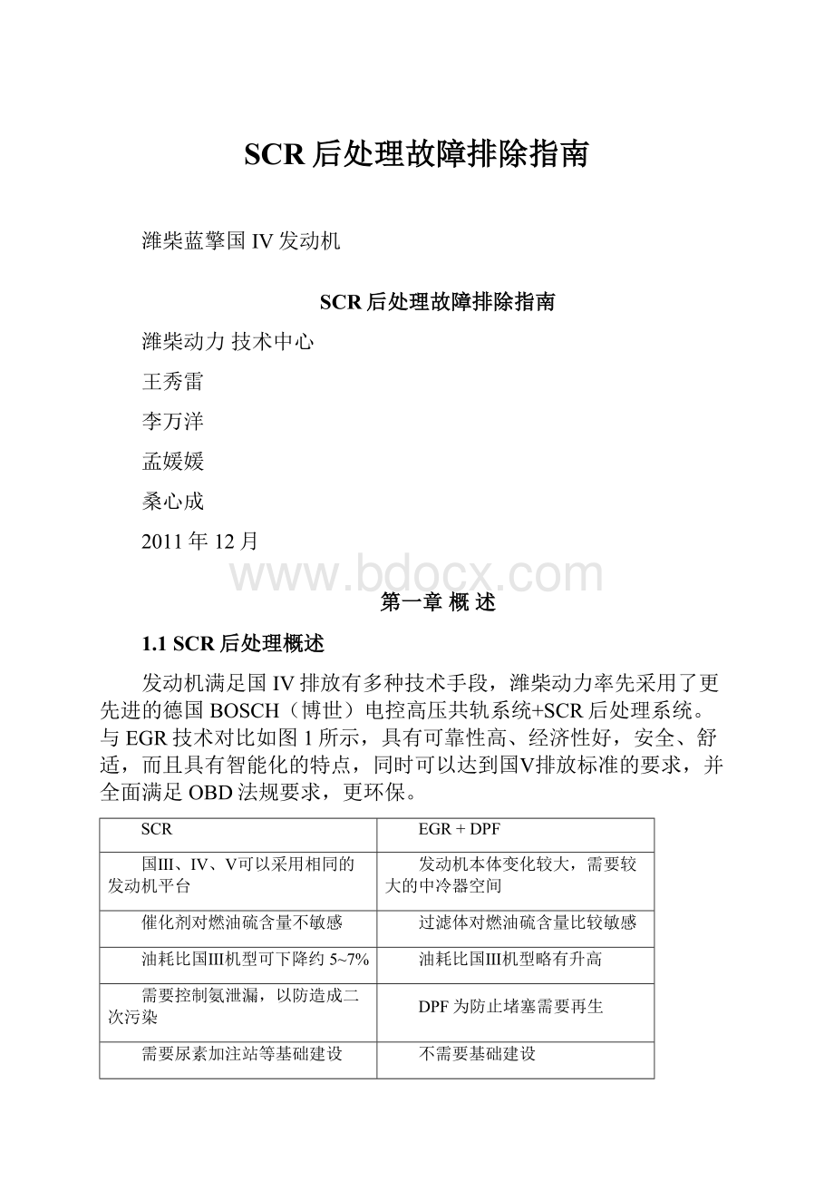 SCR后处理故障排除指南Word格式文档下载.docx