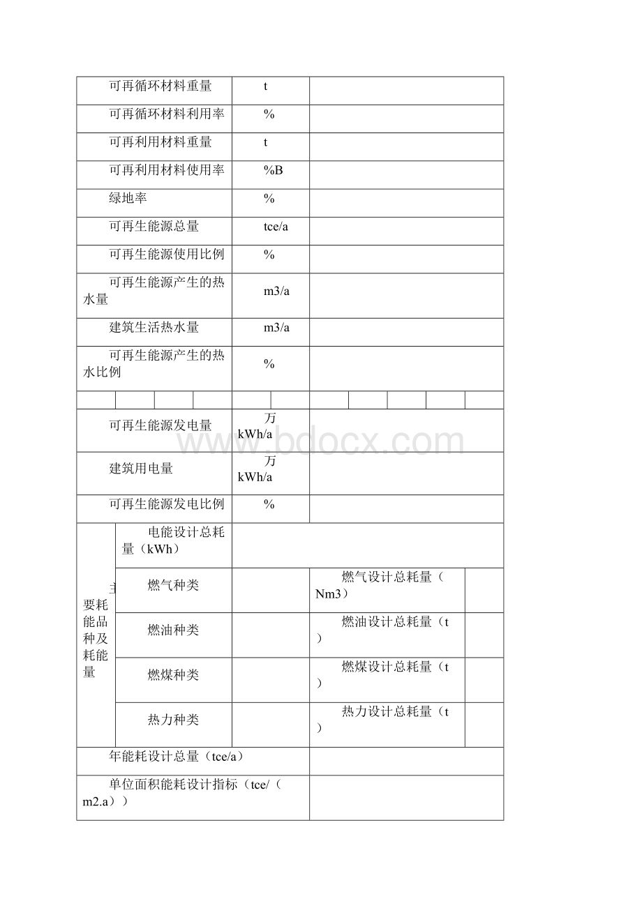 0429民用建筑绿色设计表格11 浙江省Word文档下载推荐.docx_第3页