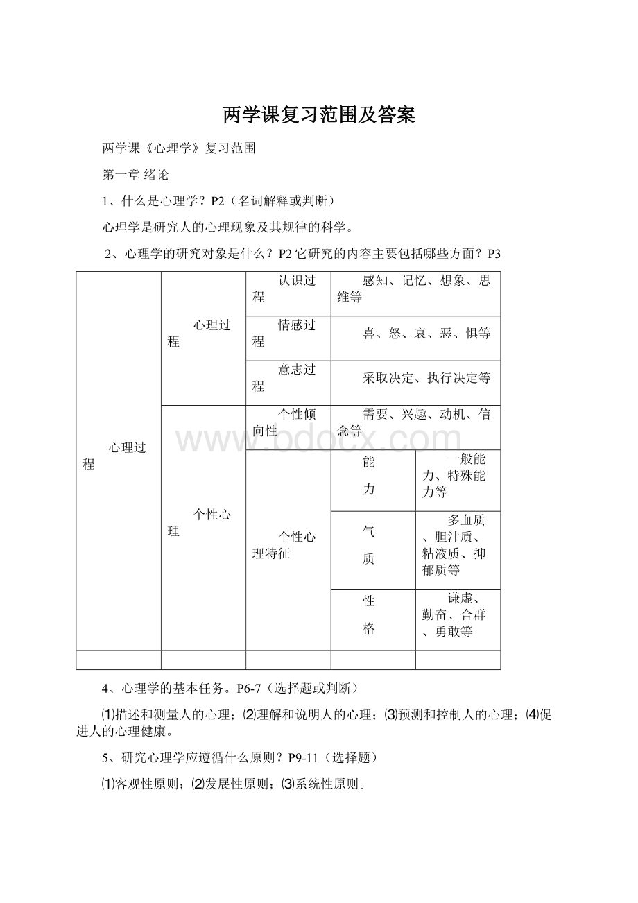 两学课复习范围及答案Word格式文档下载.docx_第1页