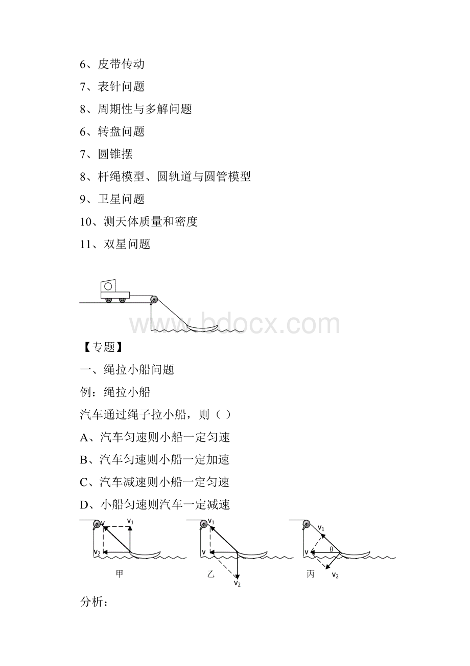 曲线运动专题复习Word文档下载推荐.docx_第3页