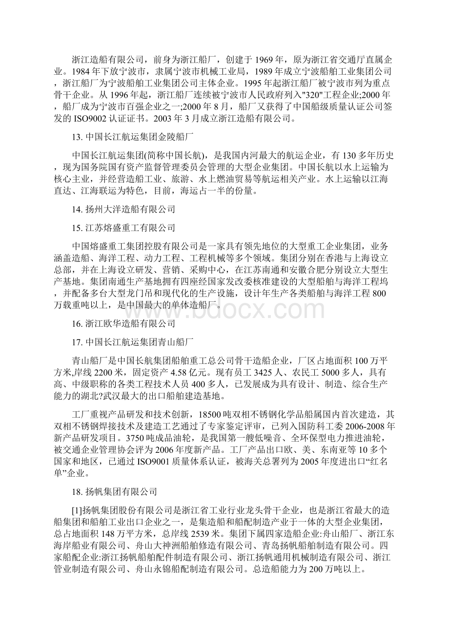 汇总中国造船厂名录Word文件下载.docx_第3页