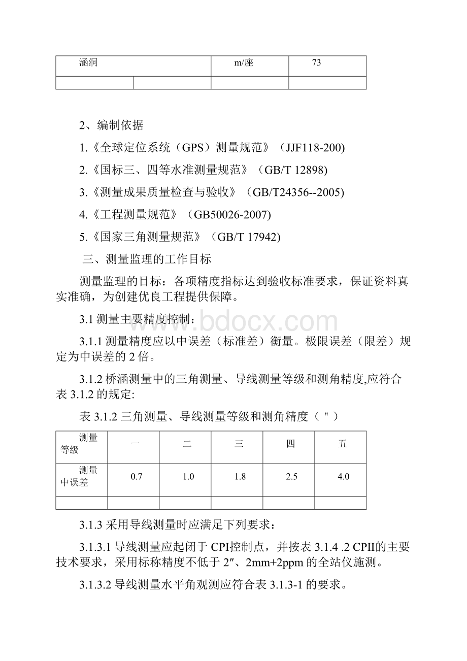 最新一级公路改建工程测量监理实施细则Word格式文档下载.docx_第3页