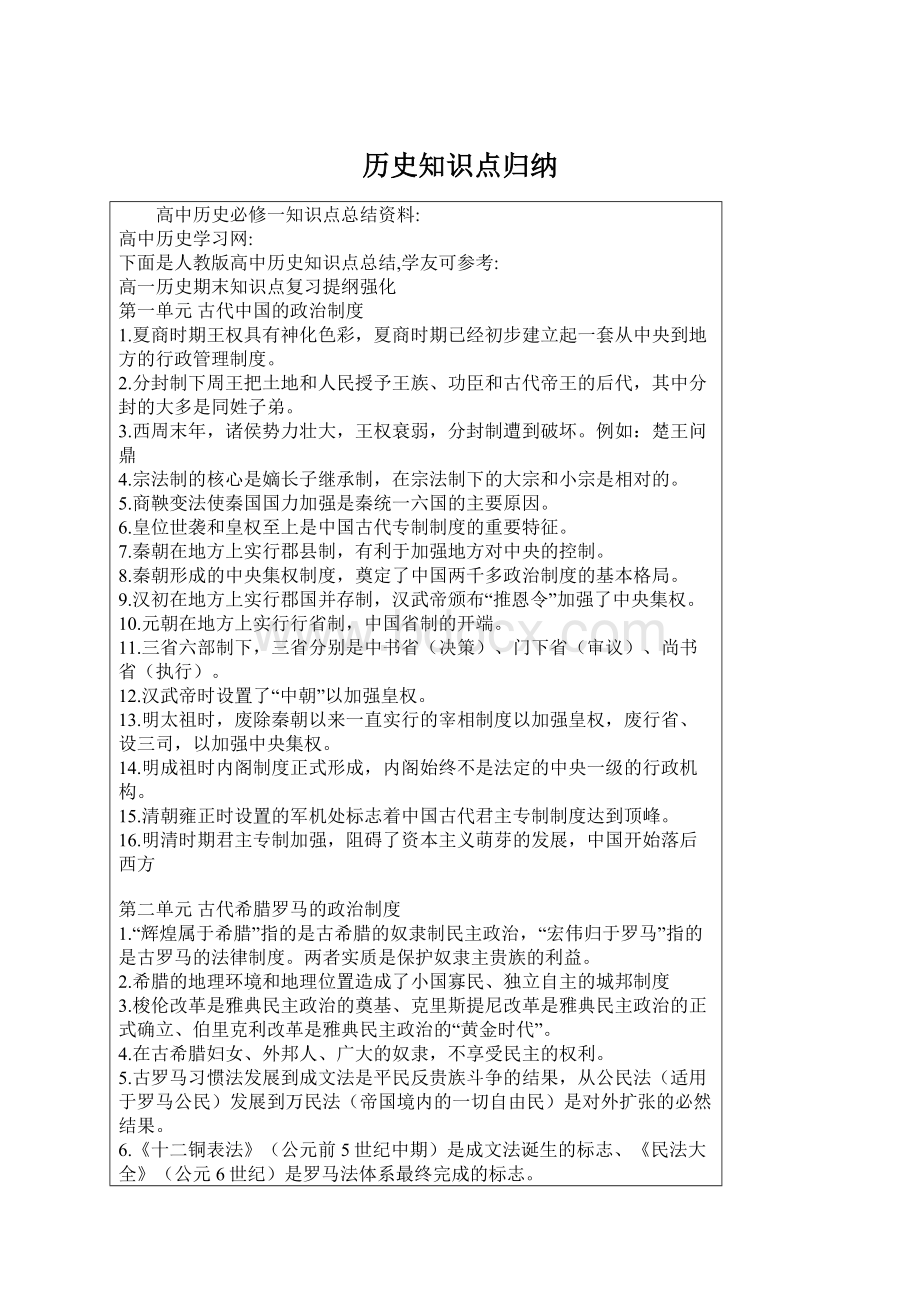 历史知识点归纳.docx_第1页