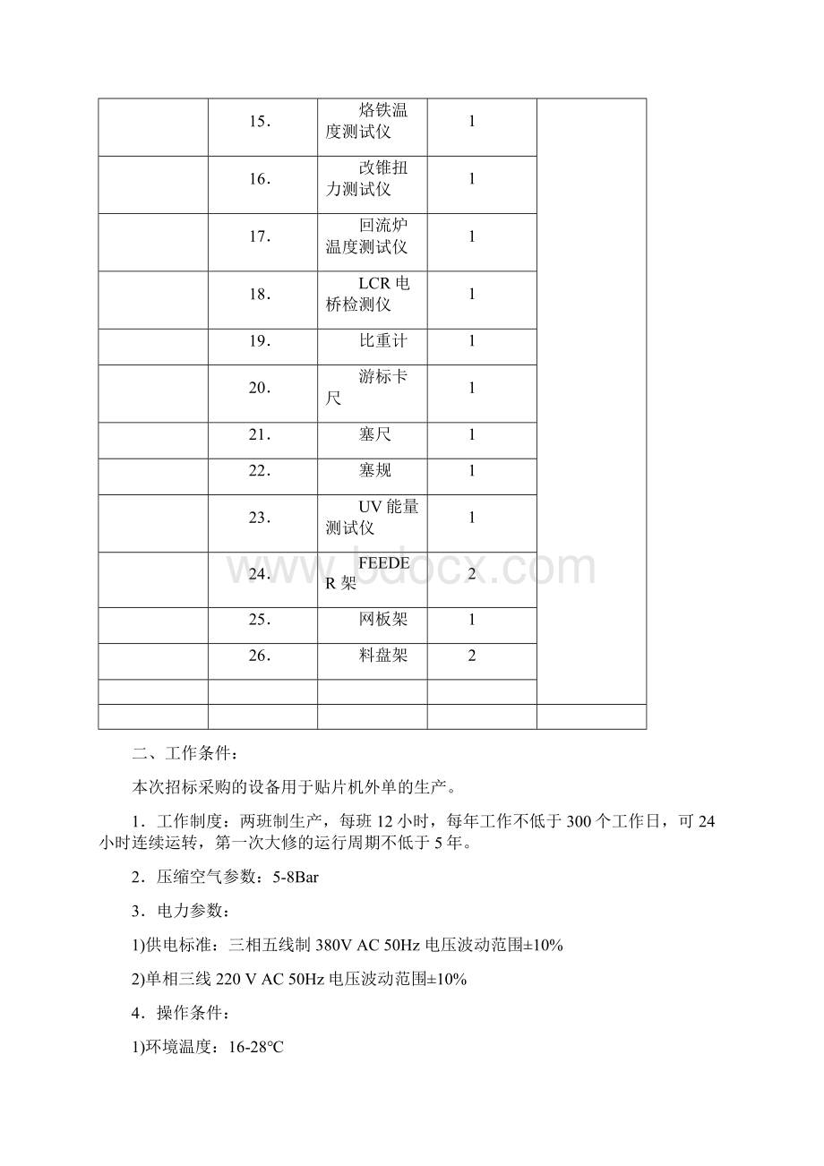 设备技术标书设备辅助设备及仪器Word文件下载.docx_第2页