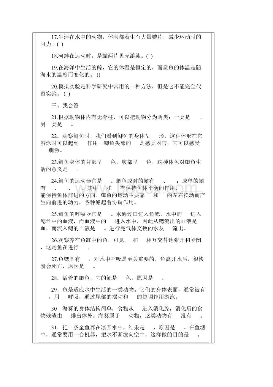 八年级上册生物复习提纲.docx_第3页