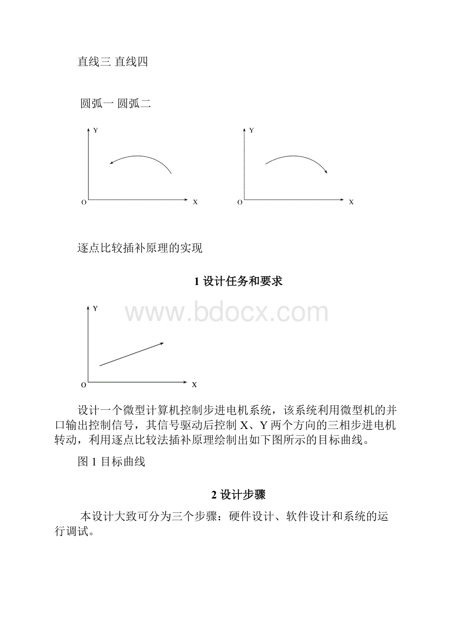 逐点比较法直线插补原理的实现Word下载.docx_第3页