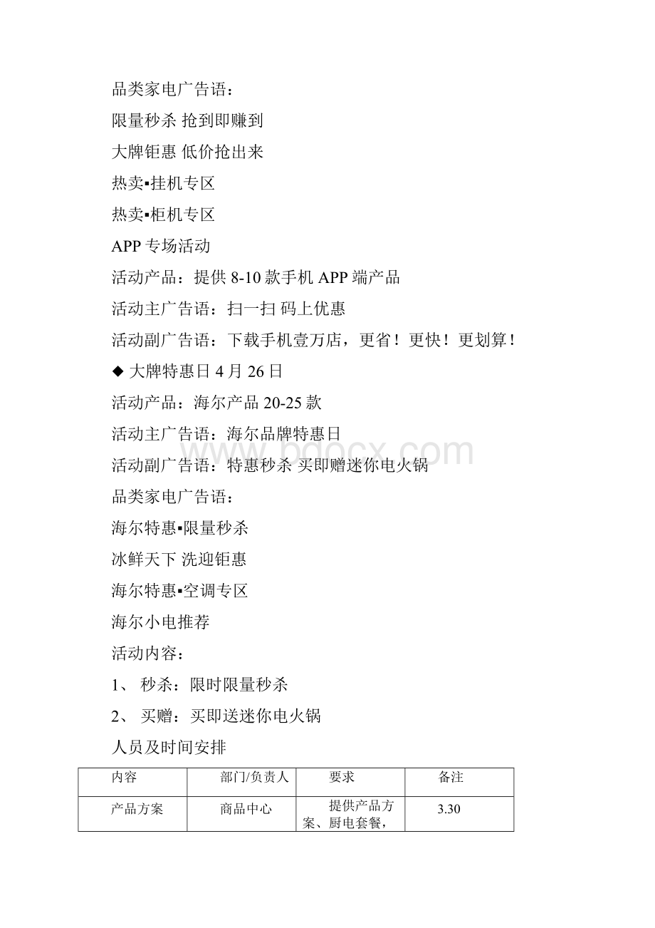 完整稿品牌家电用品旗舰店五一节线上线下促销活动方案.docx_第3页