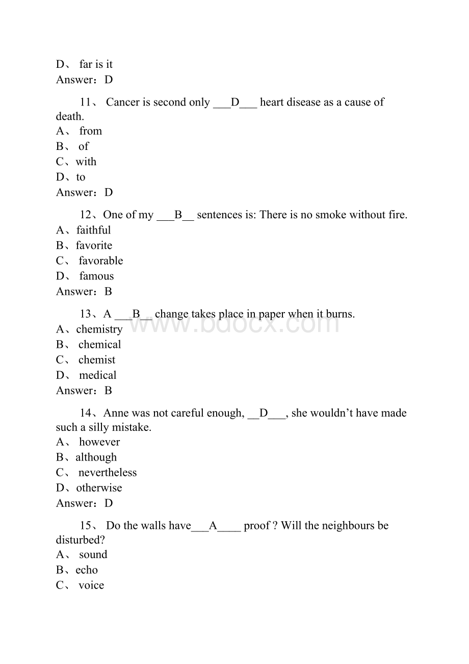 清远英语三级考试题Word文档下载推荐.docx_第3页