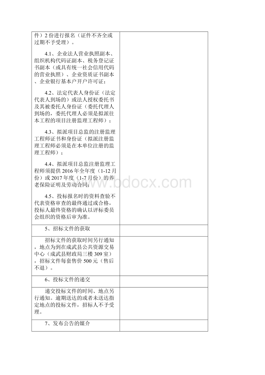 成武城区内河水系治理及综合利用工程PPP项目监理Word格式.docx_第3页