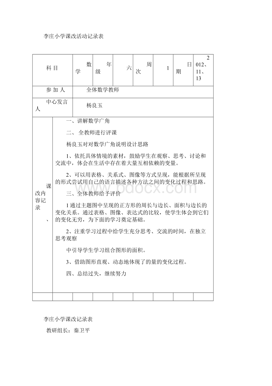 小学教研教改活动记录.docx_第2页