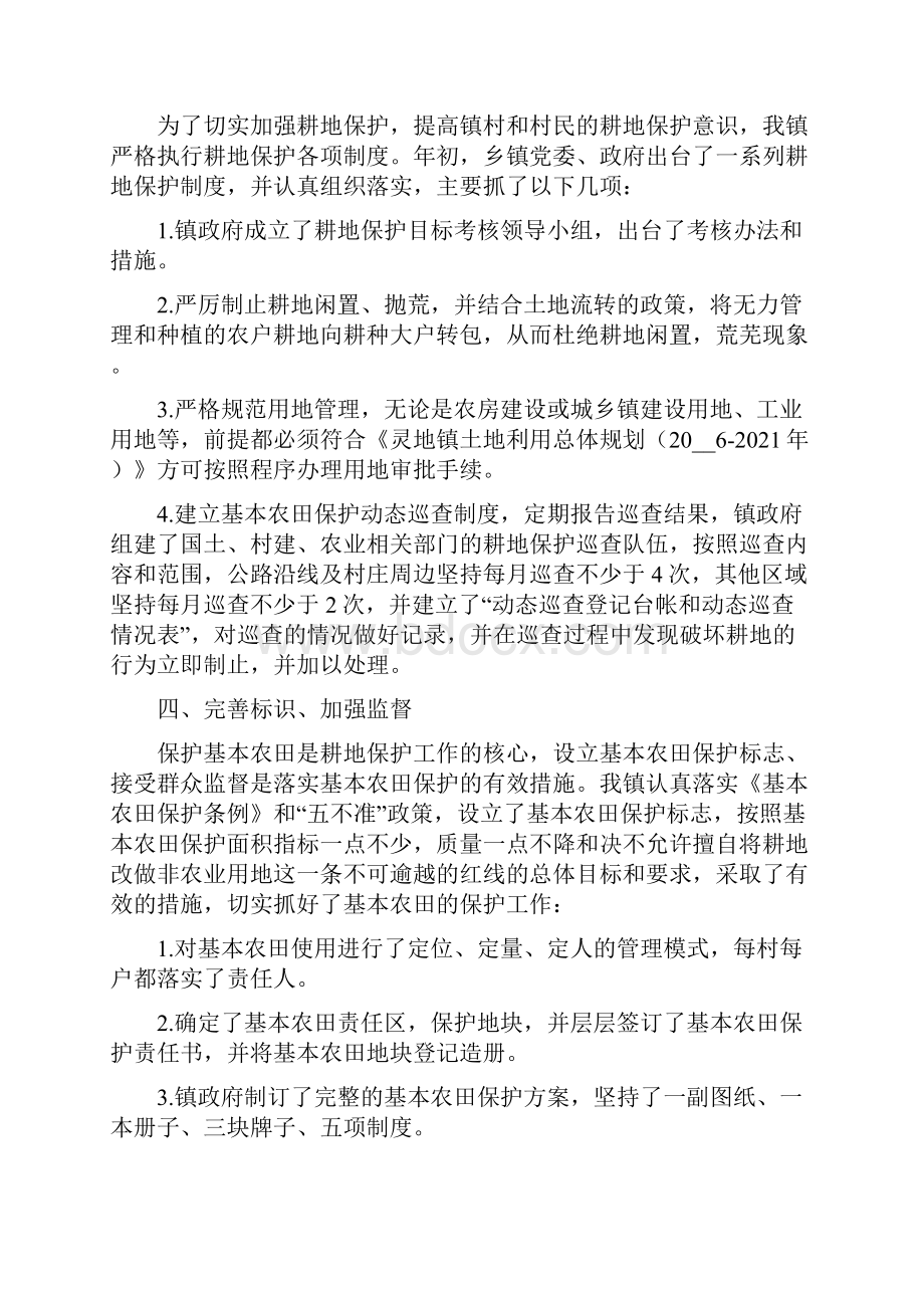 政府耕地保护责任目标履行情况自查报告.docx_第2页