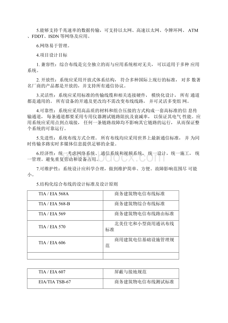 网络综合布线方案设计Word文档下载推荐.docx_第2页