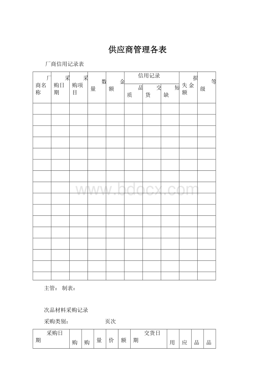 供应商管理各表.docx_第1页