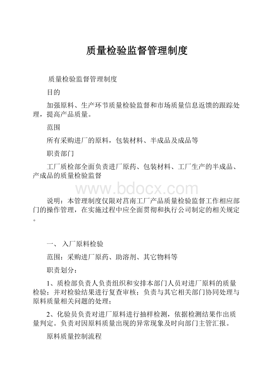 质量检验监督管理制度.docx_第1页