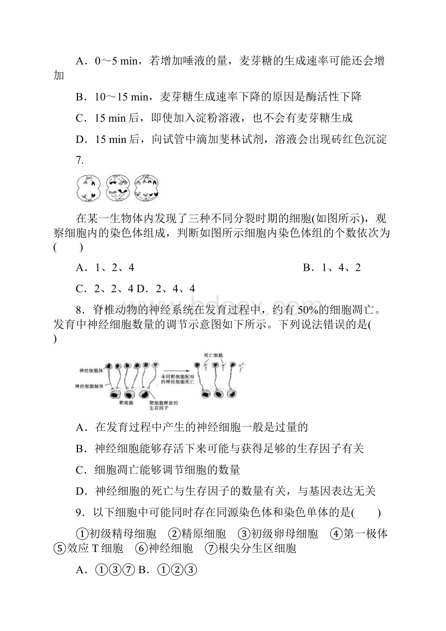 高三生物模拟试题精编二.docx_第3页