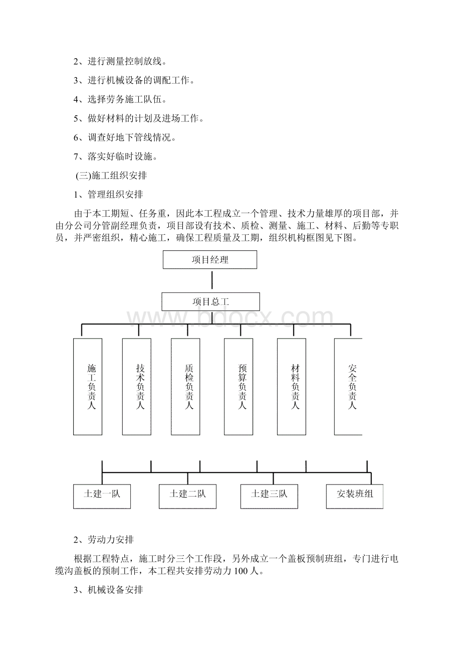 室外管沟以及管道工程施工组织设计.docx_第2页