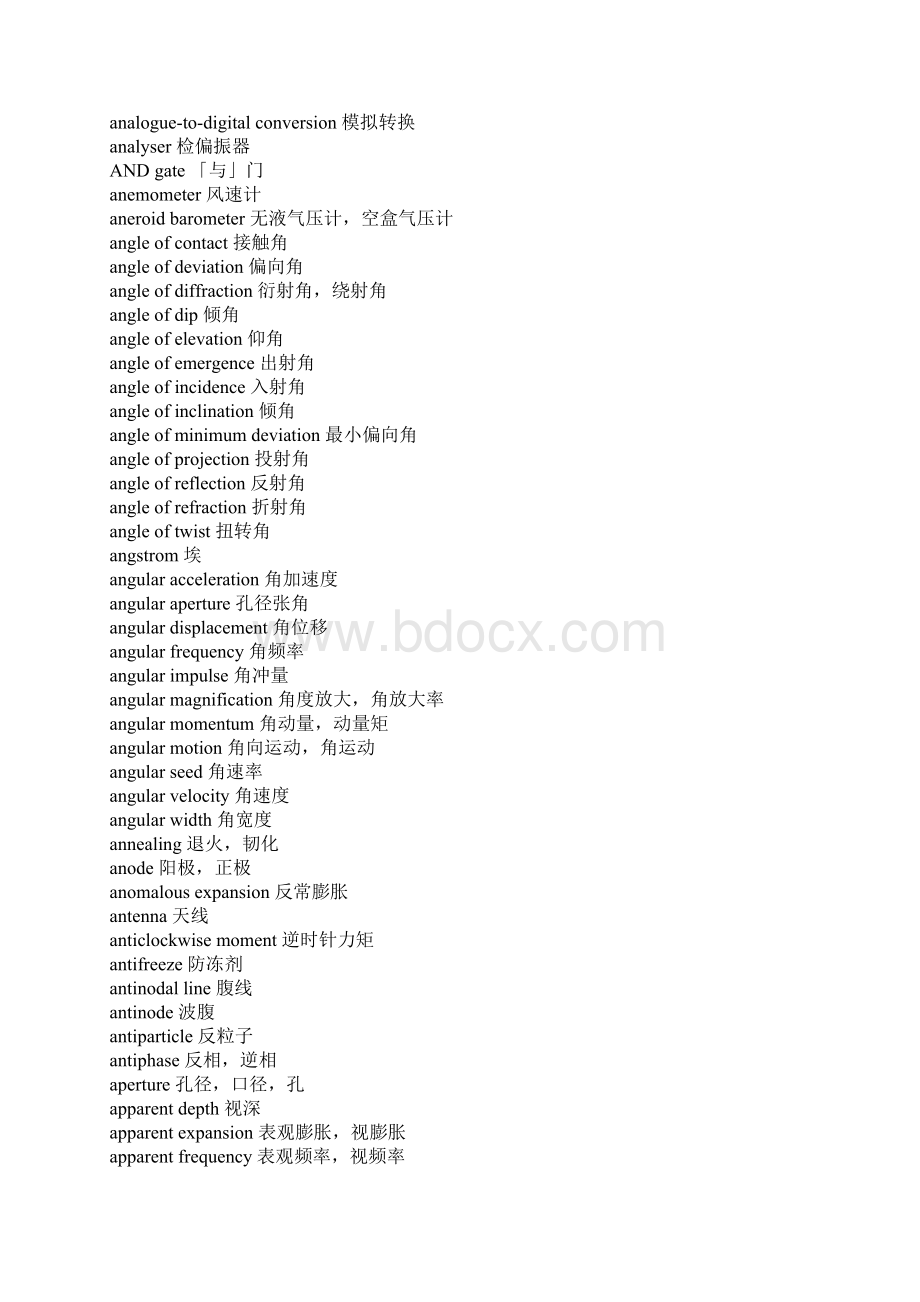 物理学专业词汇基础版Word文档下载推荐.docx_第3页