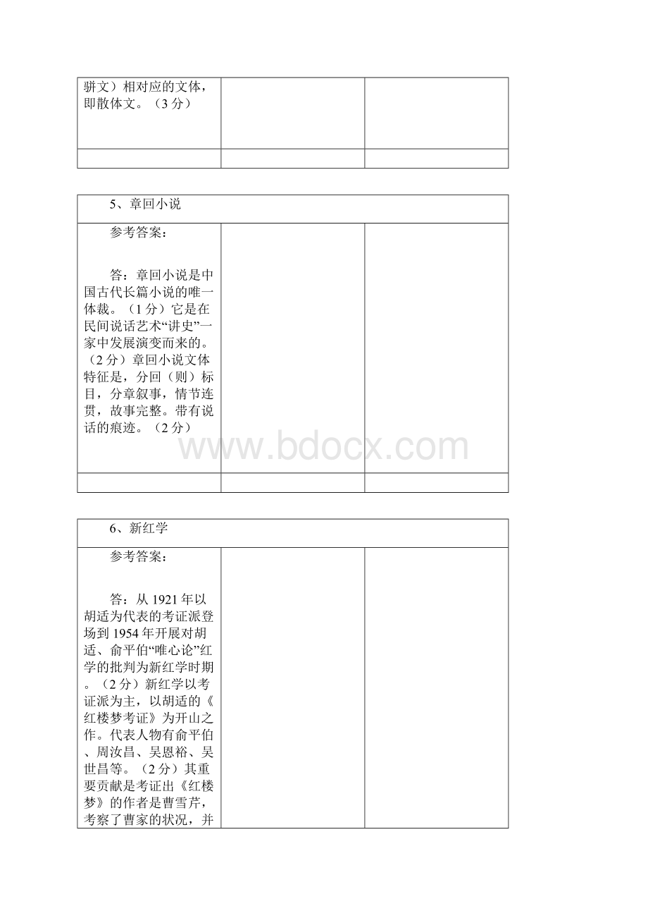 西南大学网络学习1158《中国古代散文与小说研究》.docx_第3页