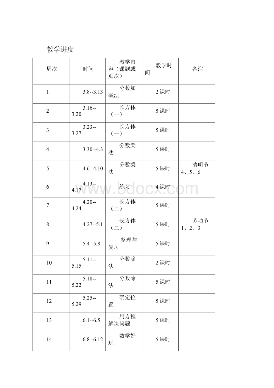 新北师大版五年级数学下册教案单元Word文件下载.docx_第3页