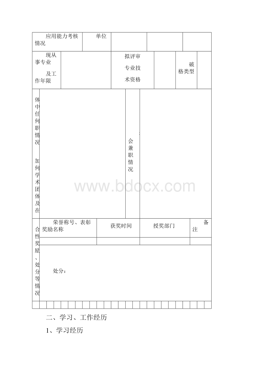 江苏省中等职业学校教师专业技术资格评审表.docx_第3页