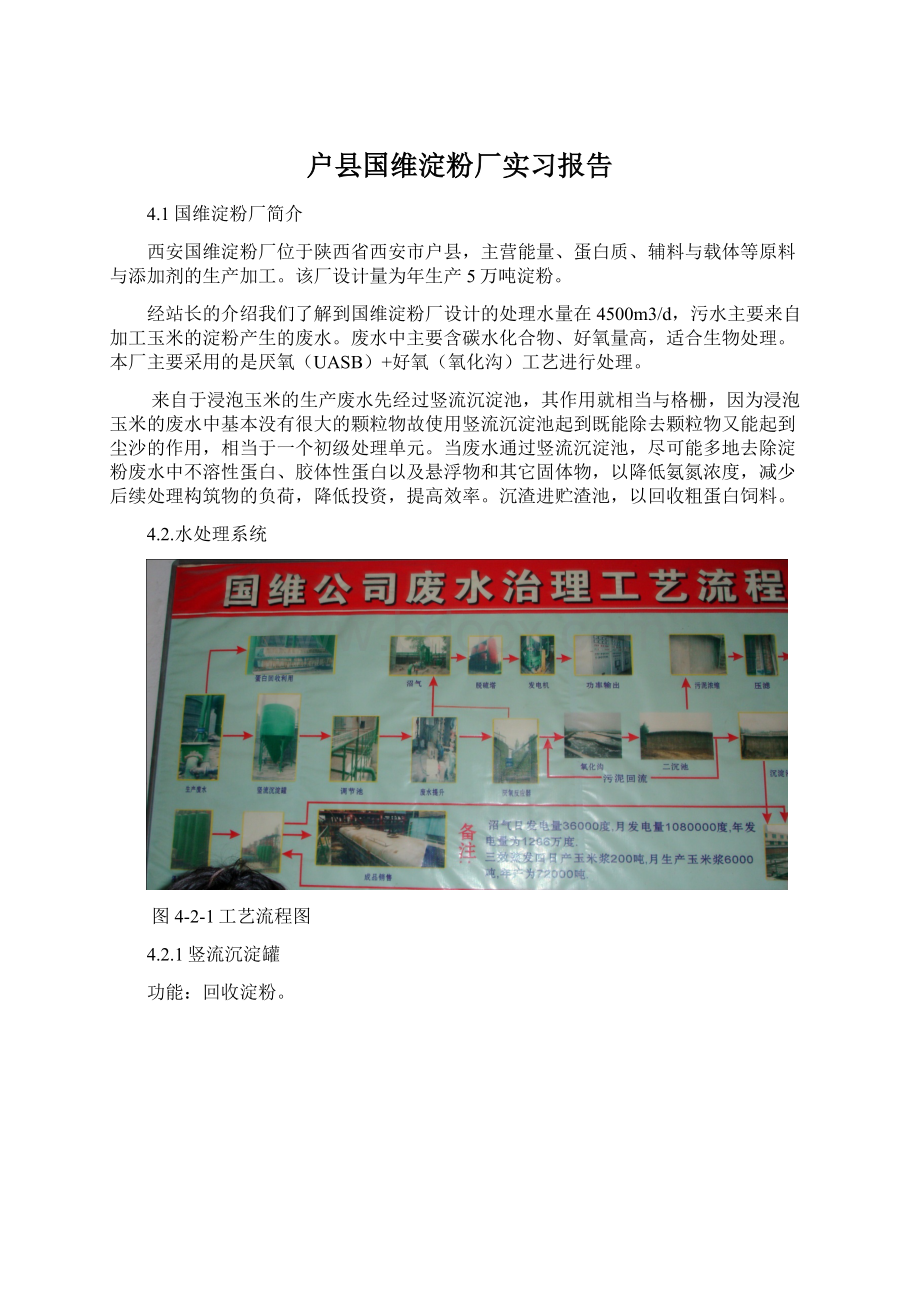 户县国维淀粉厂实习报告Word格式.docx