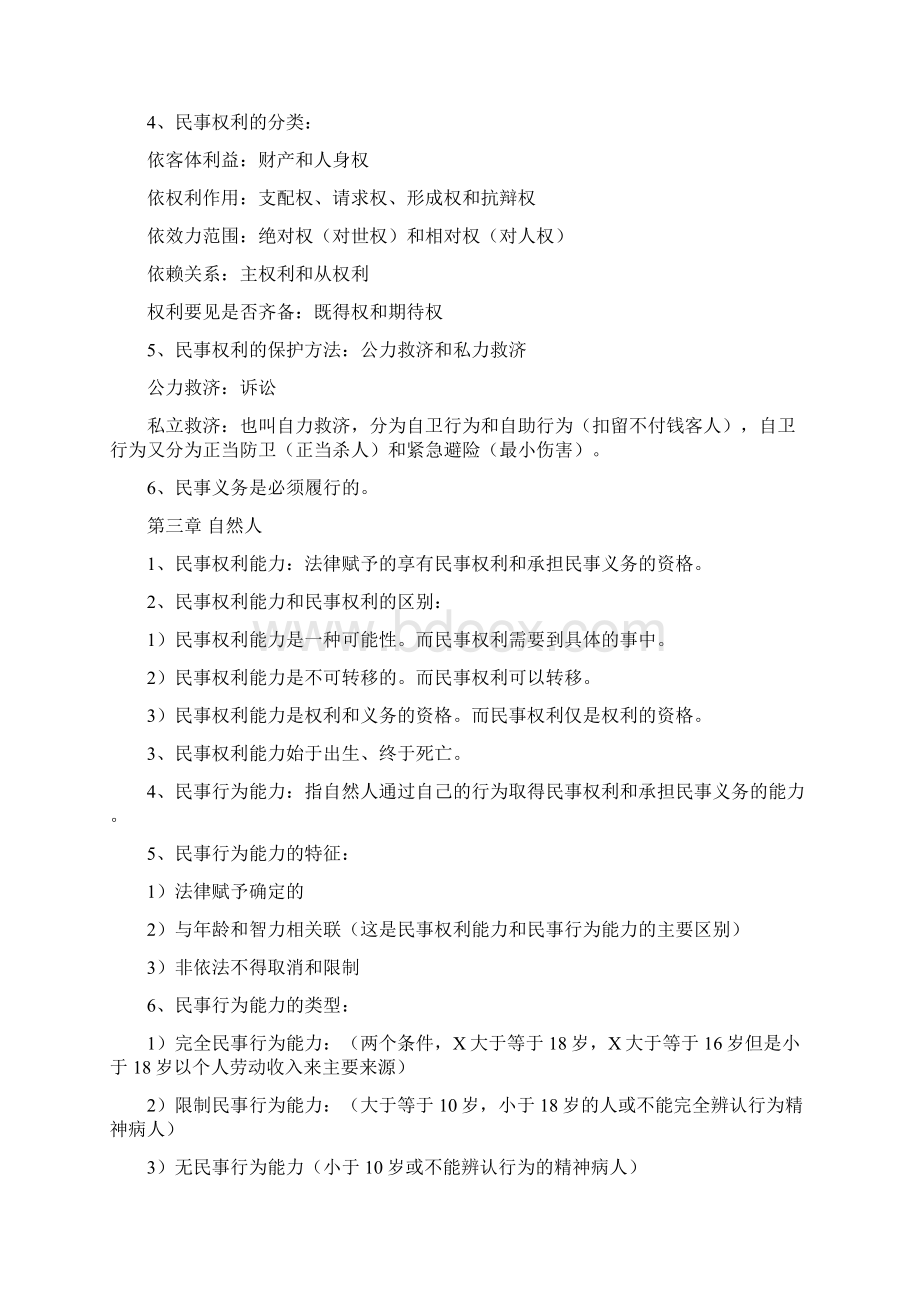 民法复习大纲资料个人整理文档格式.docx_第2页