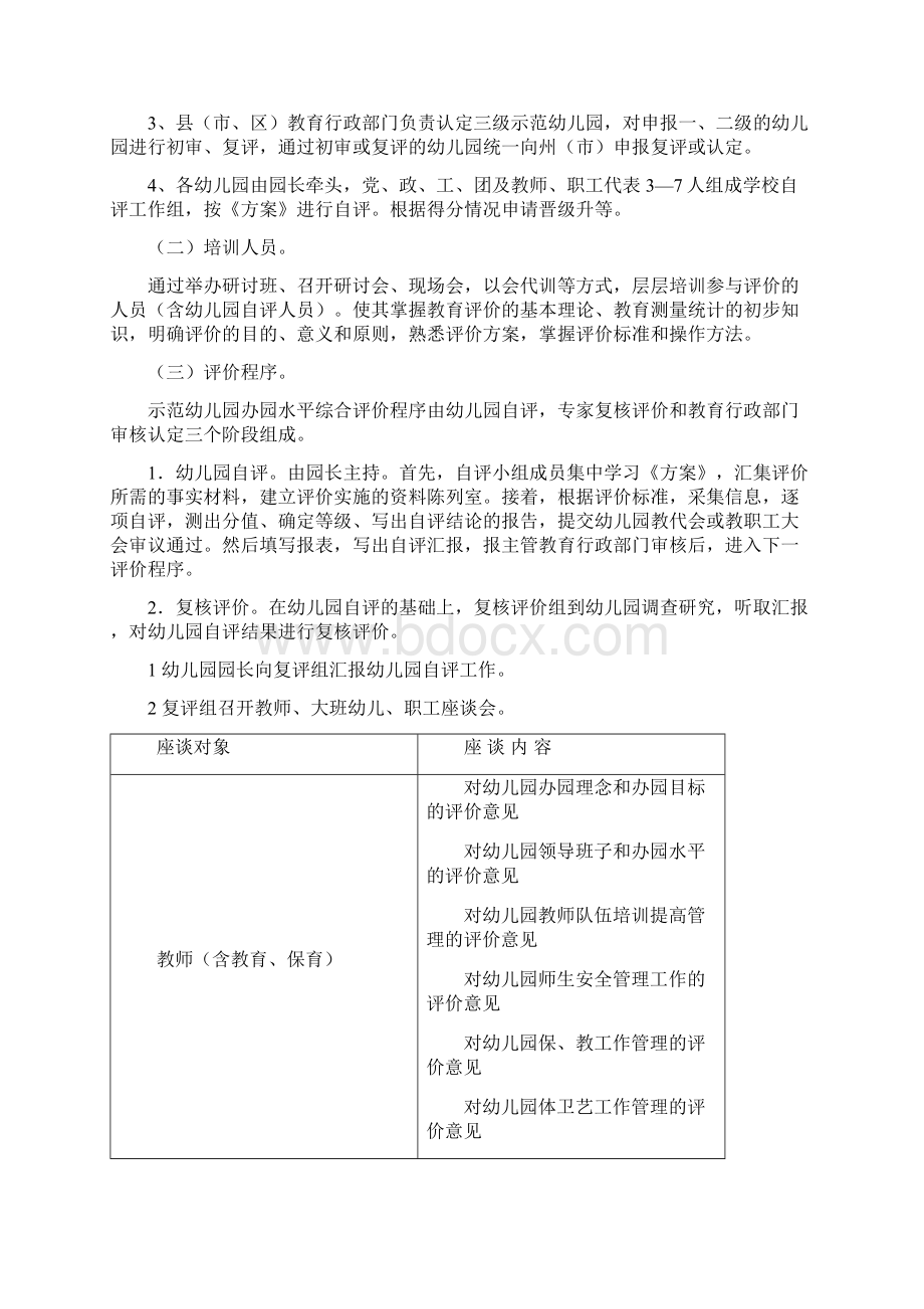 云南省示范幼儿园评价方案.docx_第3页