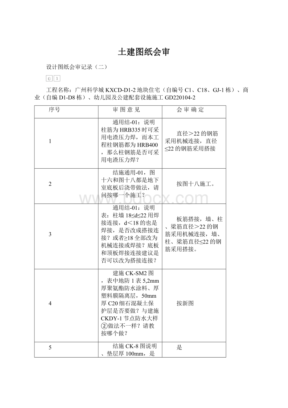 土建图纸会审Word格式文档下载.docx_第1页