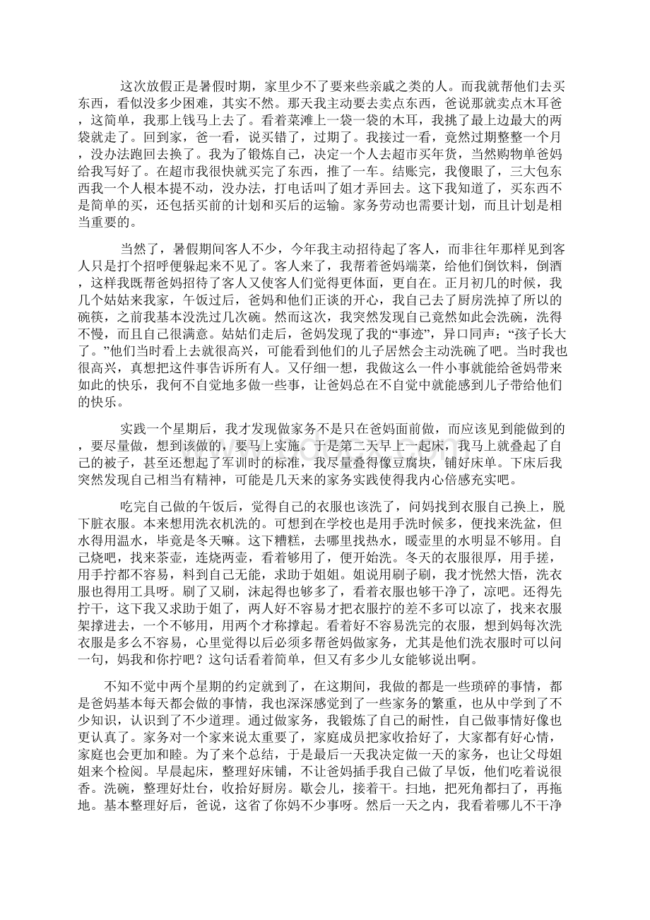 暑期社会实践做家务.docx_第3页