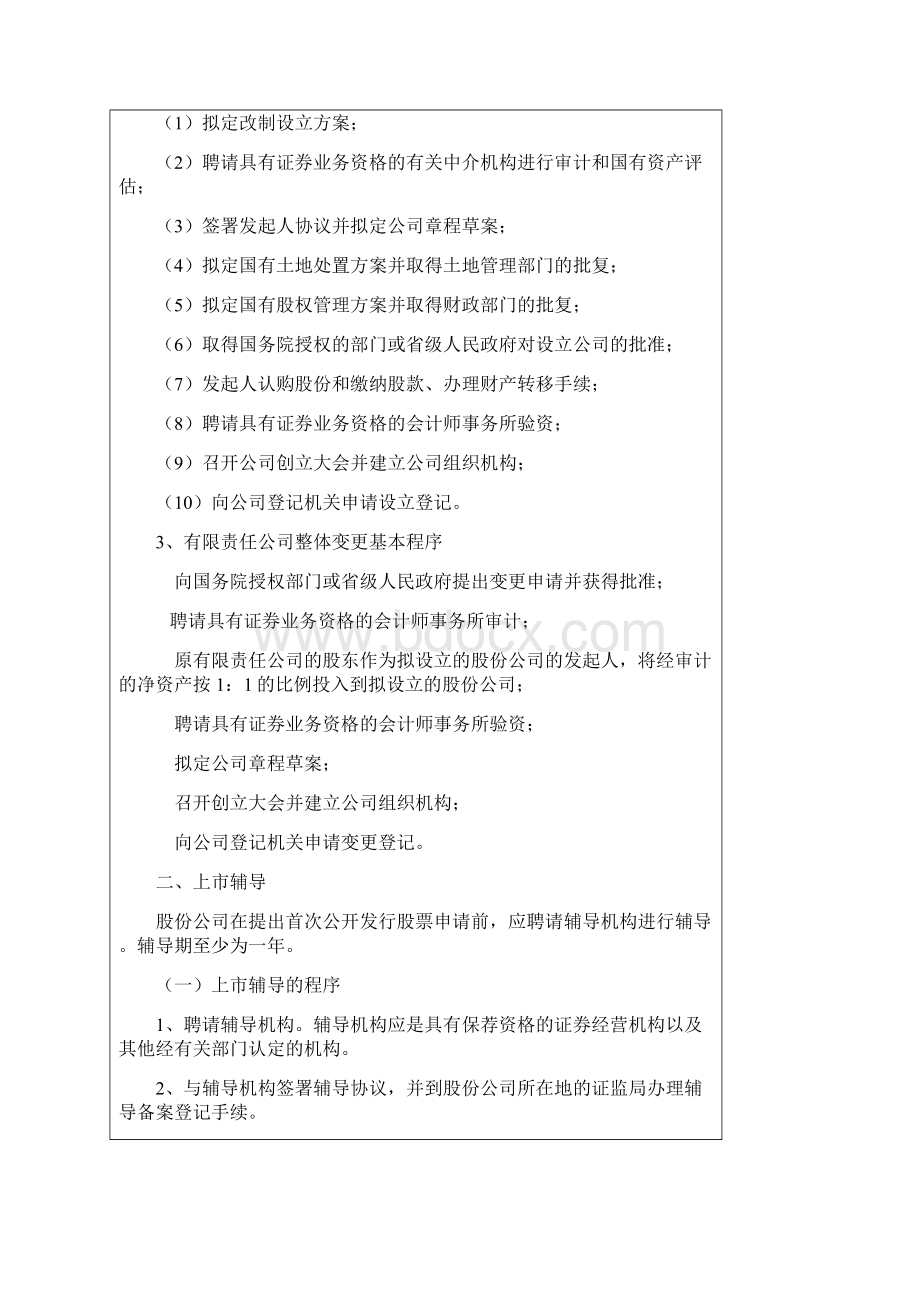 小企业改制上市业务流程剖析.docx_第2页