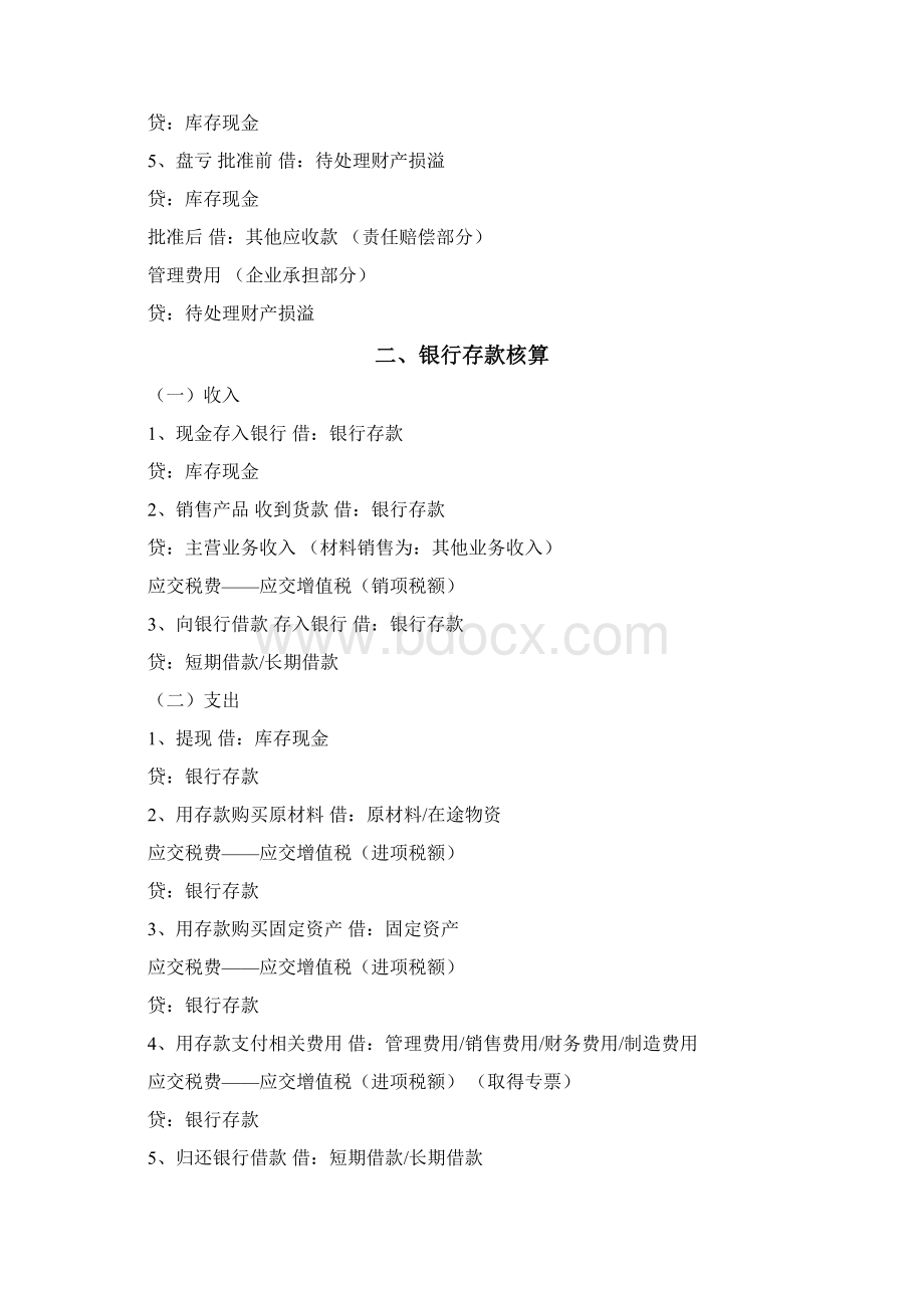 会计分录汇总大全Word文档下载推荐.docx_第2页