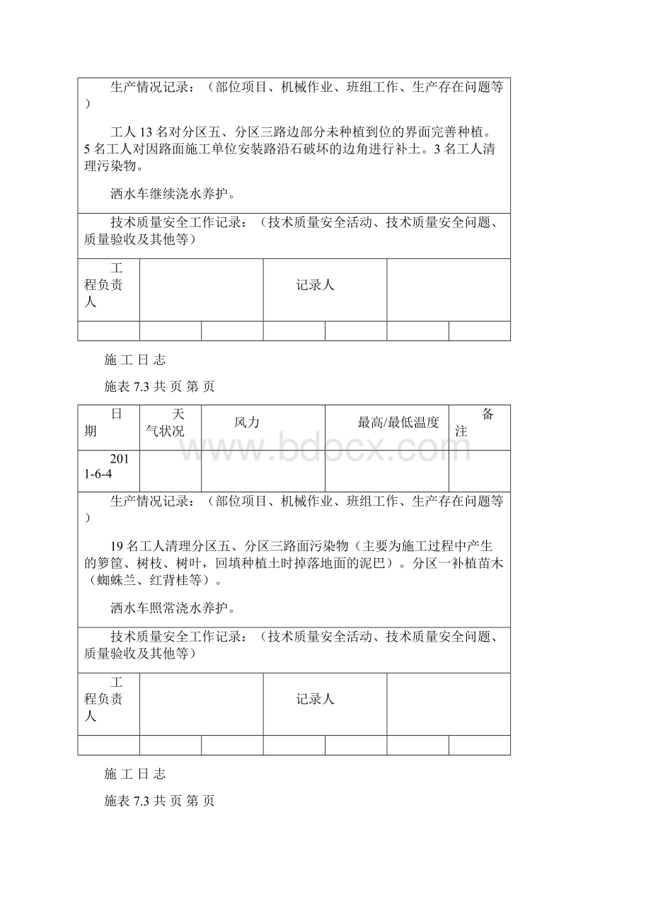 园林施工日志Word下载.docx_第3页