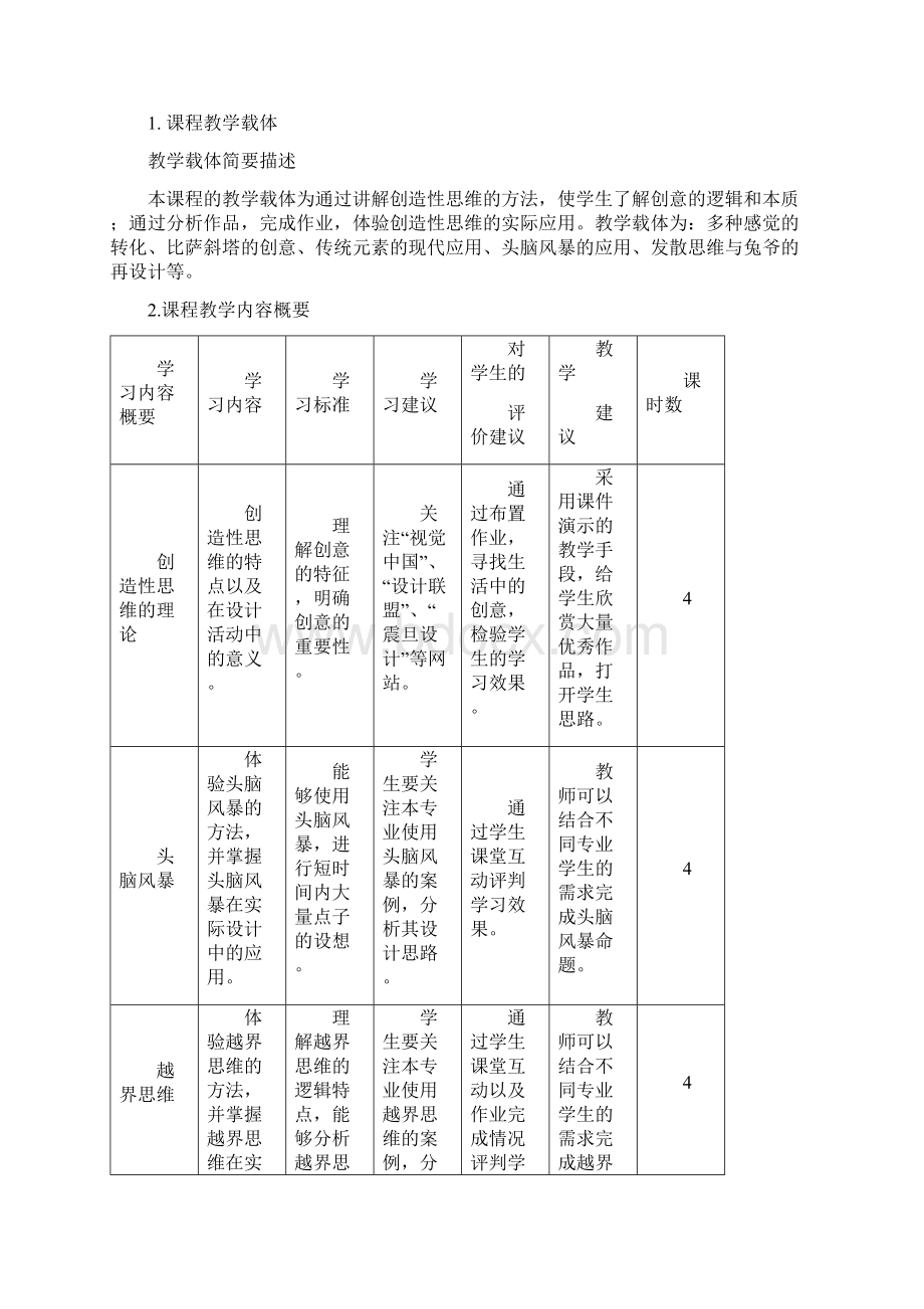 创意思维课程标准Word格式.docx_第3页