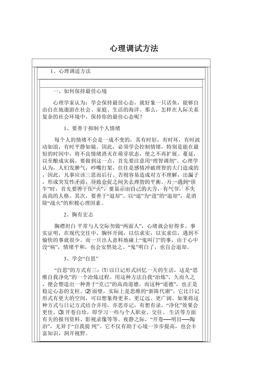 心理调试方法Word格式.docx_第1页