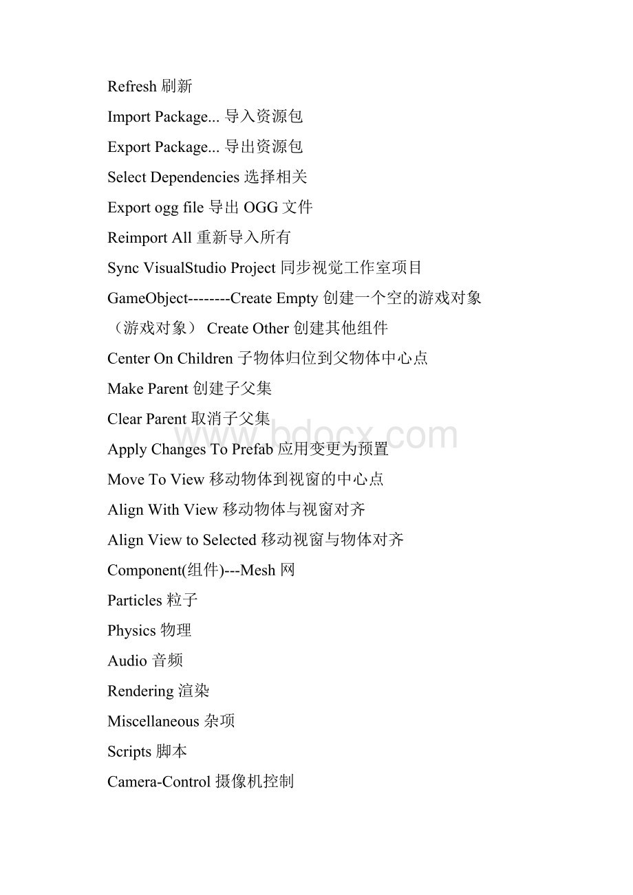 17Unity3D菜单汉化翻译.docx_第3页