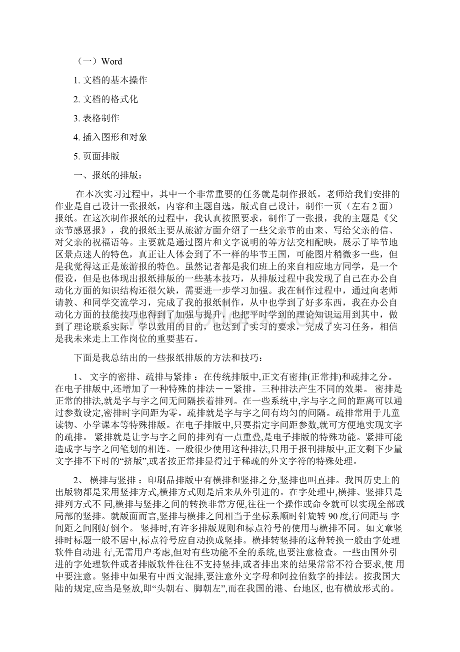 办公软件实务综合实训报告.docx_第3页