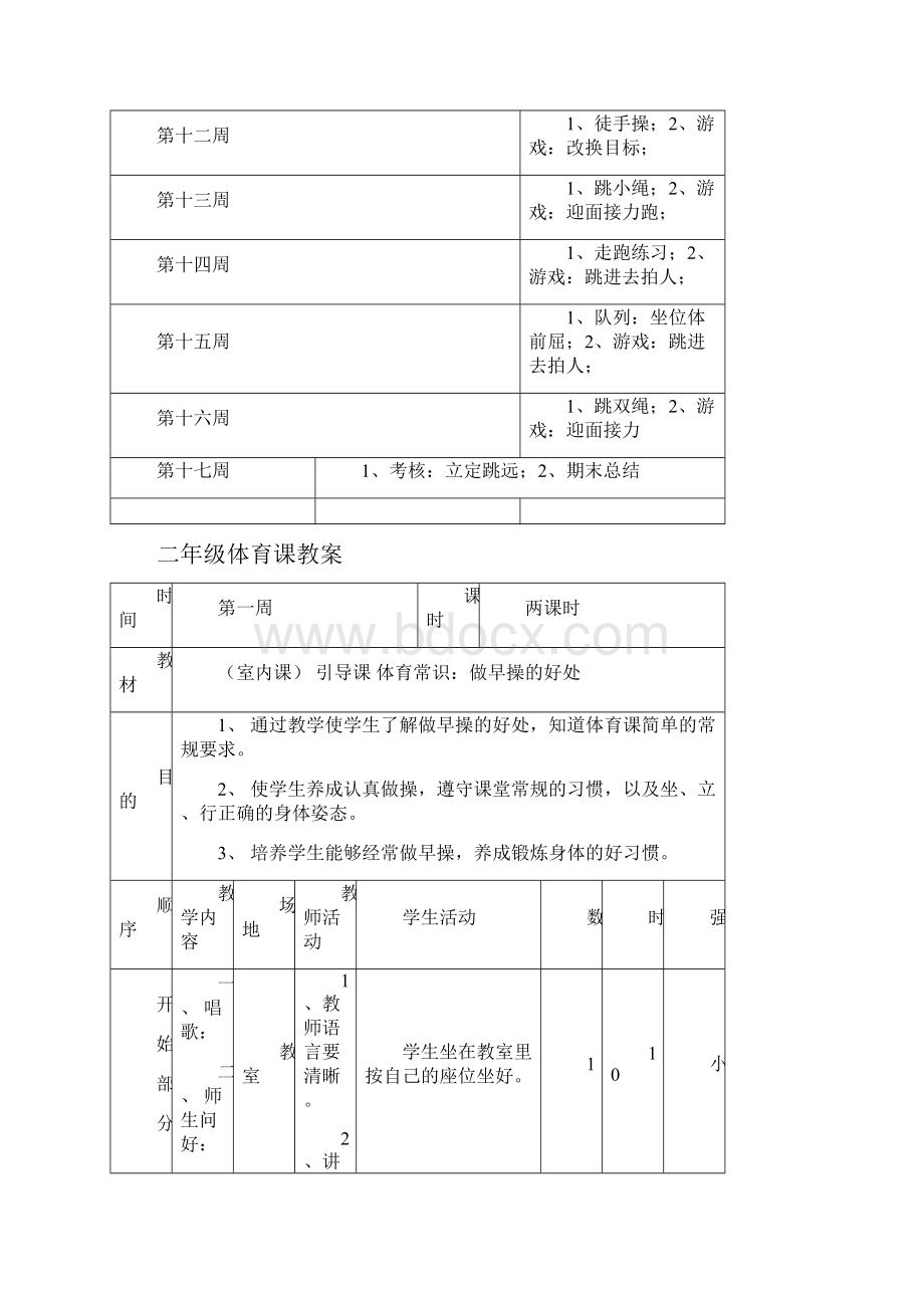 小学二年级体育教案11.docx_第2页