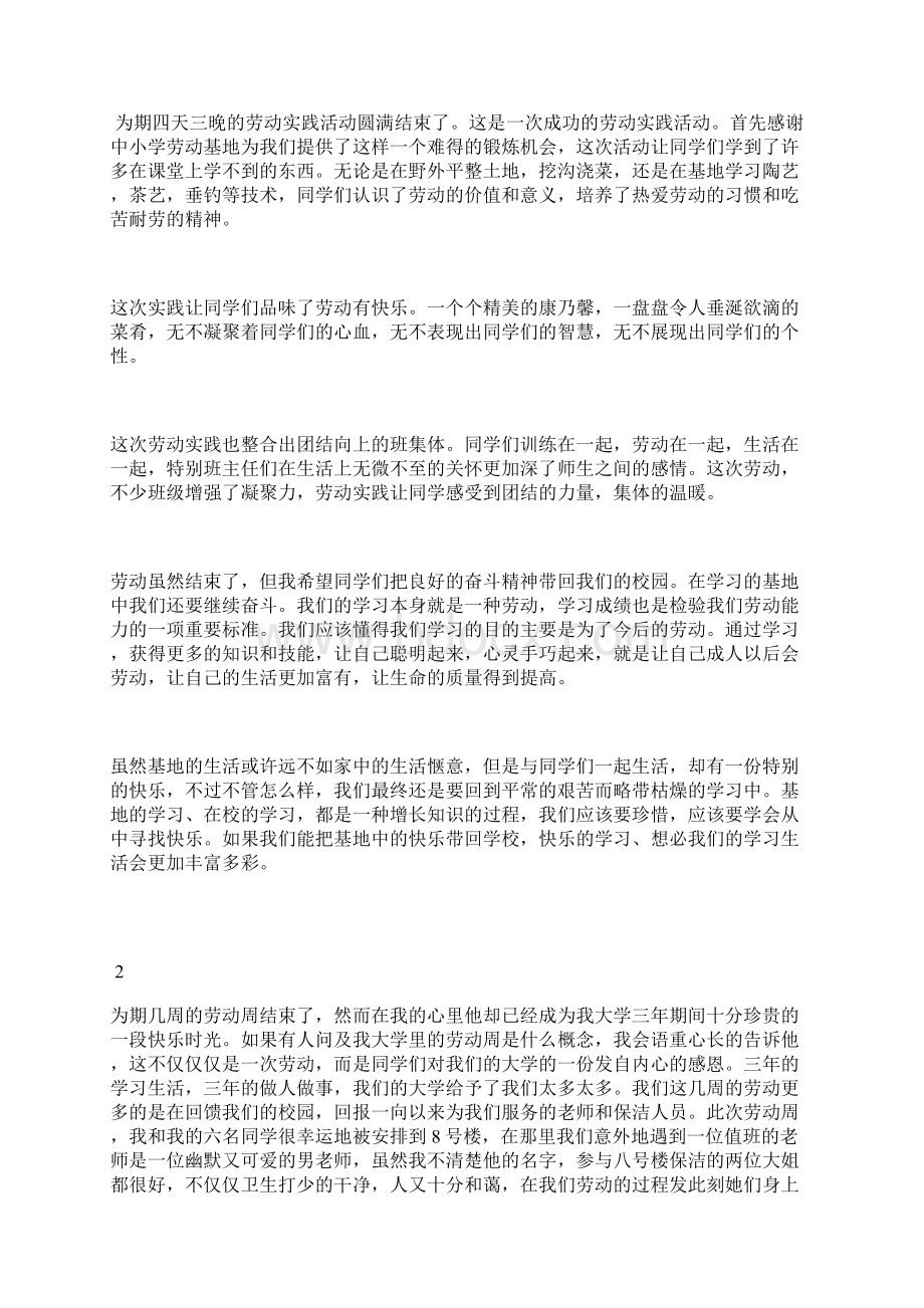 劳动实践报告怎么写 劳动实践心得800字一.docx_第2页