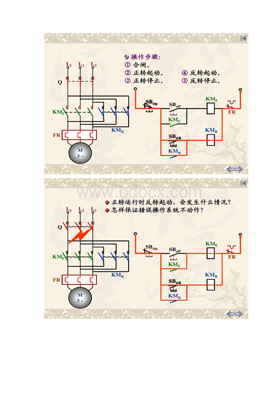 三相异步电动机正反转控制电路精Word下载.docx_第3页