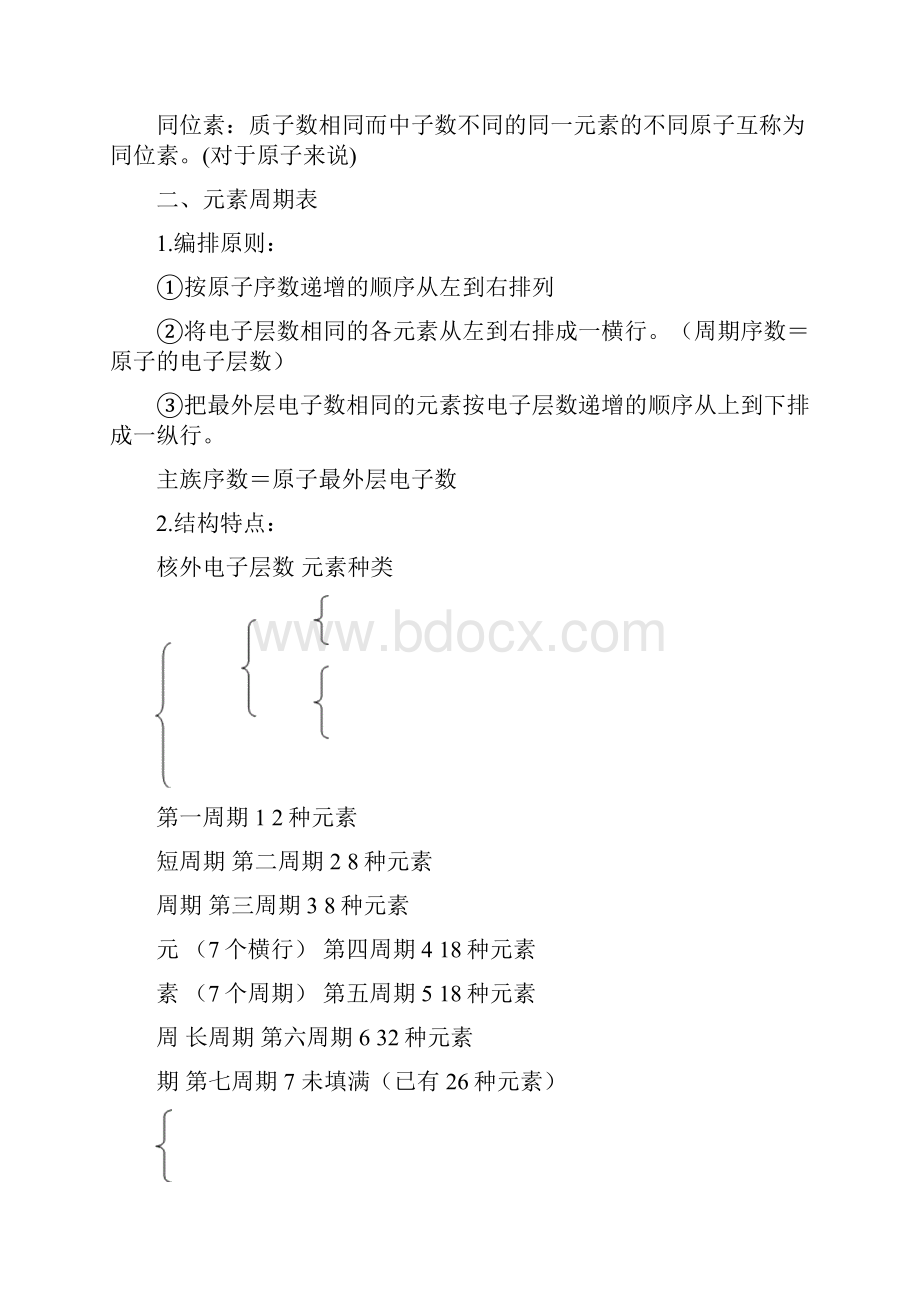 高一化学必修二知识点总结归纳总复习提纲Word格式文档下载.docx_第2页