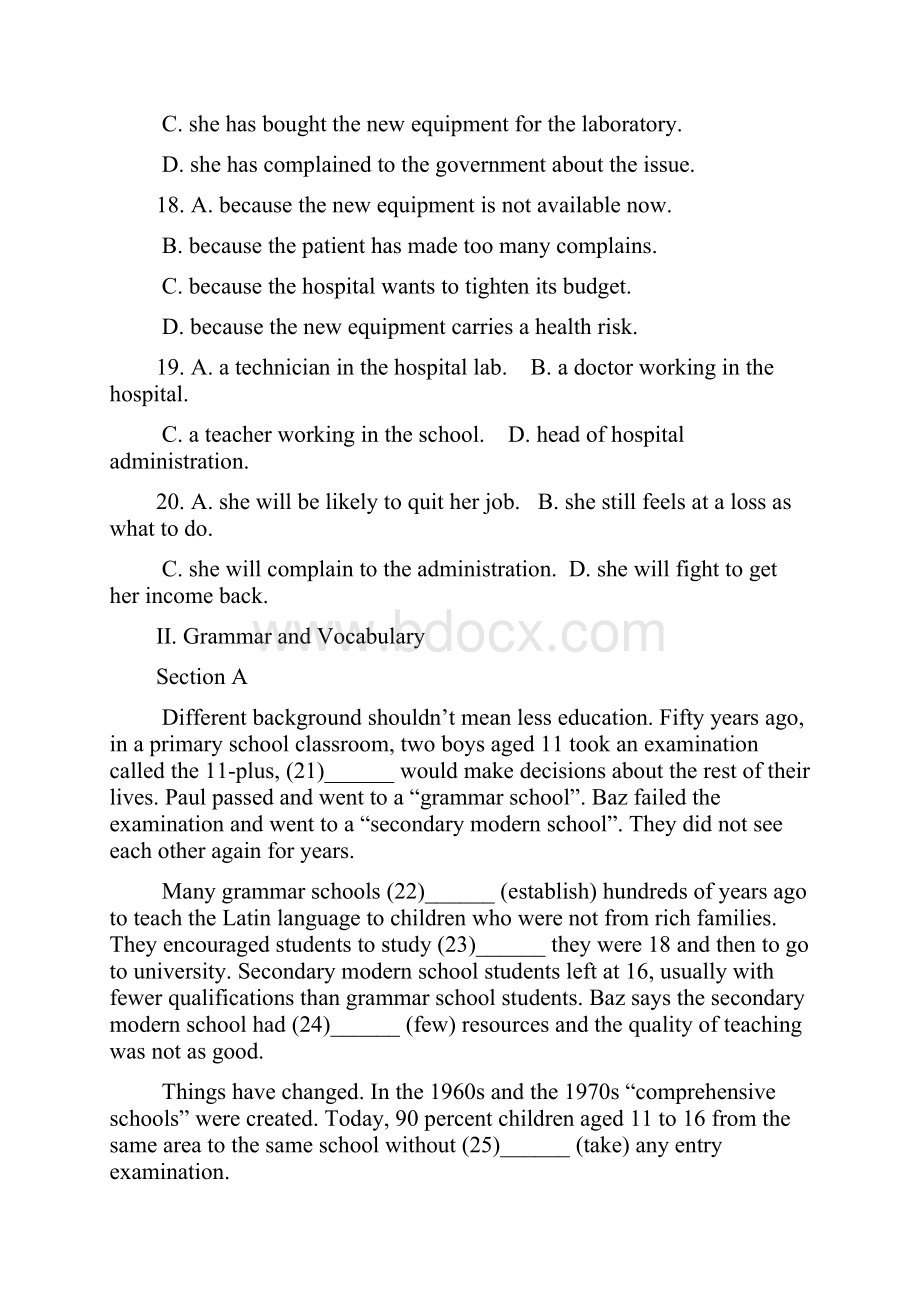 届奉贤区高考高三英语一模完整版docWord文档下载推荐.docx_第3页