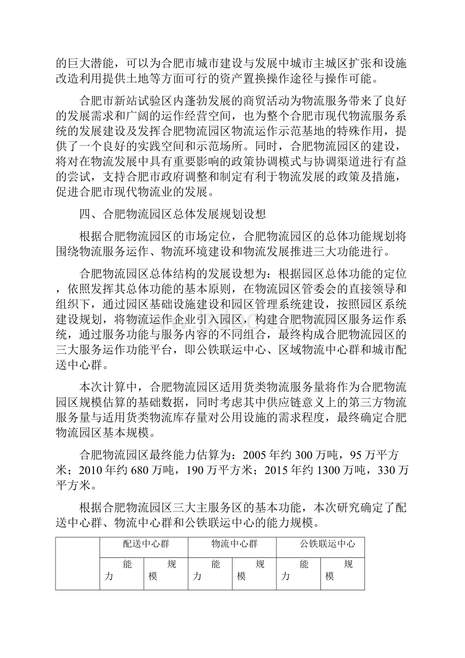 合肥现代物流园区可行性报告.docx_第3页